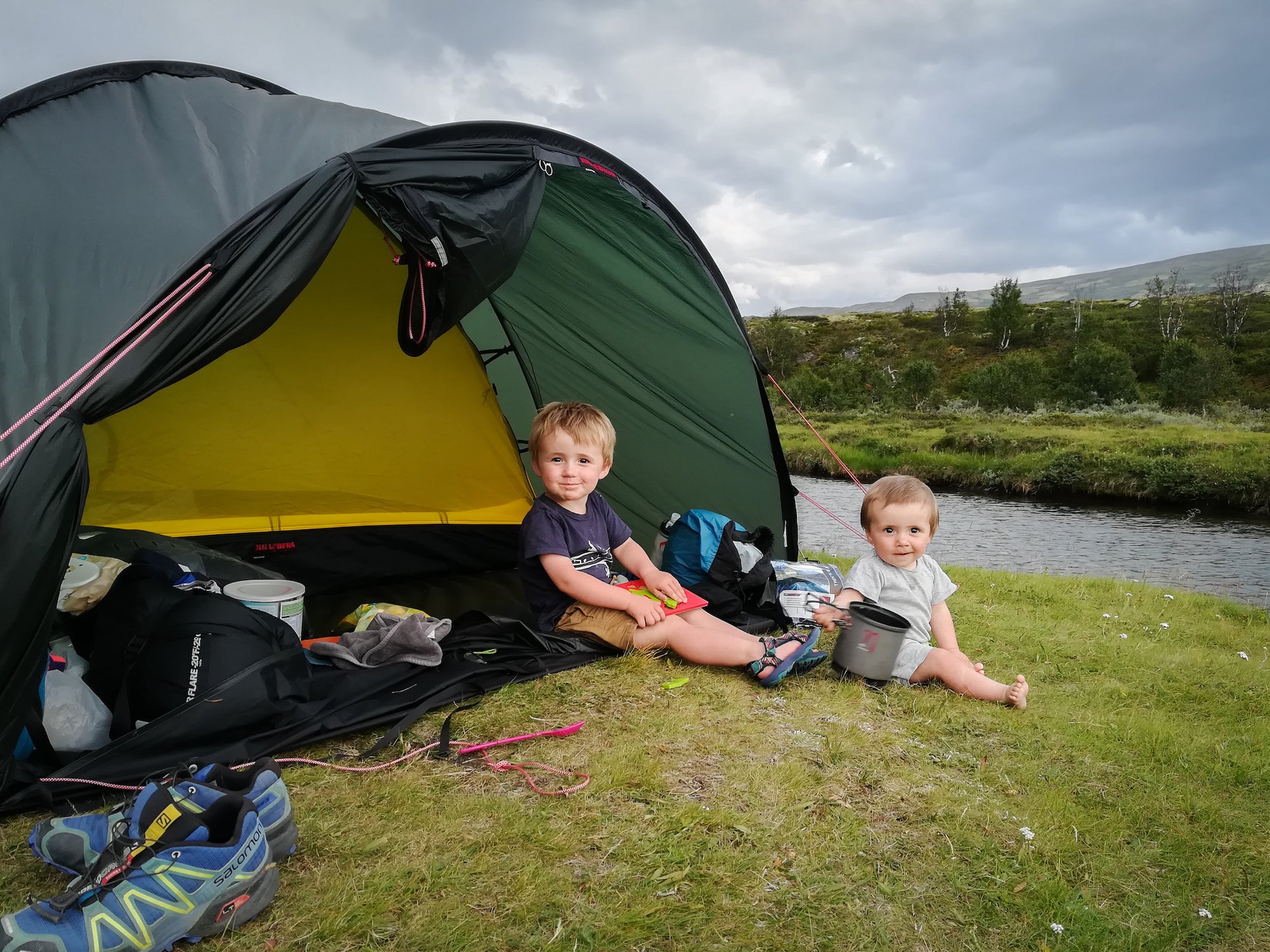 Tour de Dovre - bike packing with kids