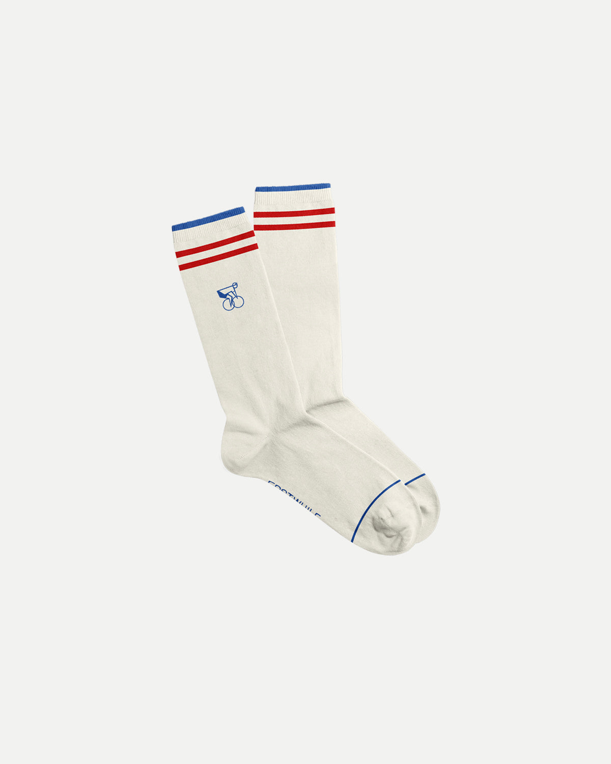 Crew Sock - Blue/Red