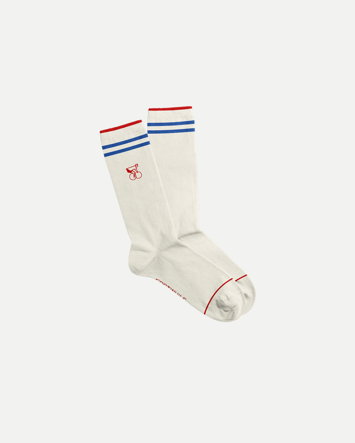 Crew Sock - Red/Blue