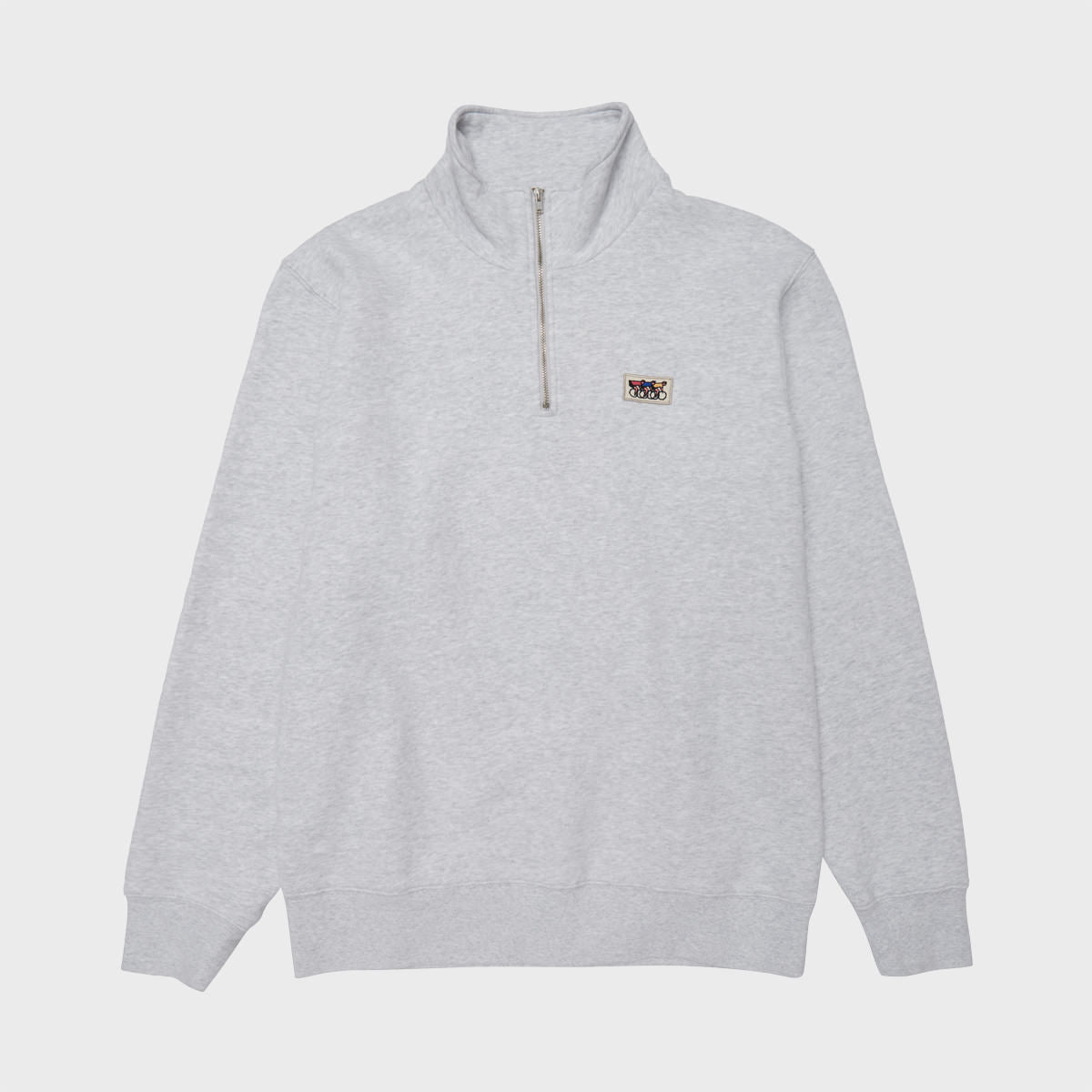Zip Sweatshirt - Light grey