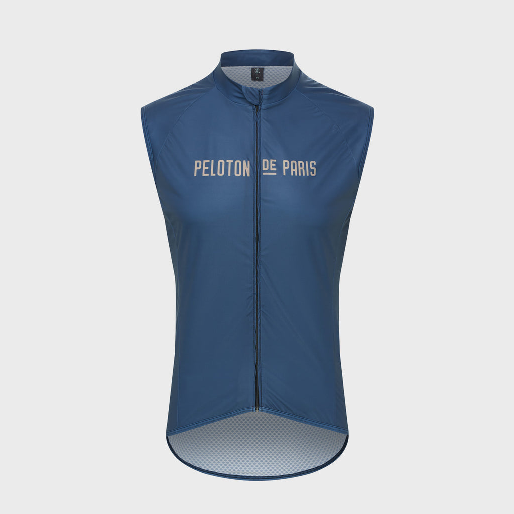 ウェア Peloton de Paris SPRINTEUR WIND GILET Sprinteur Wind Gilet | Slate Blue - PELOTON DE PARIS