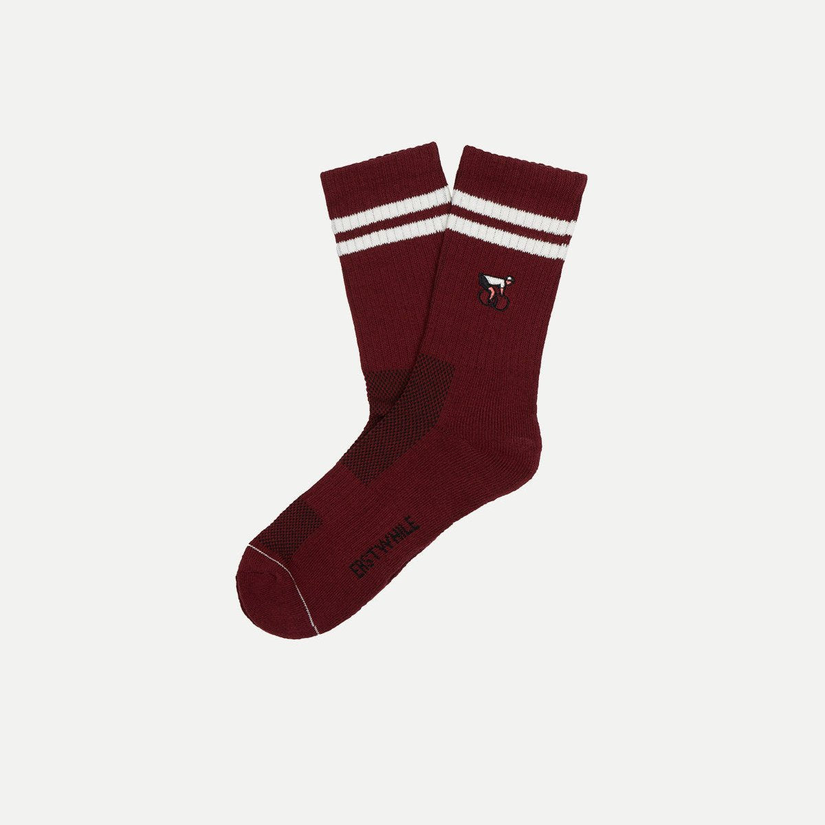 Erstwhile - Crew Sock | BURGUNDY