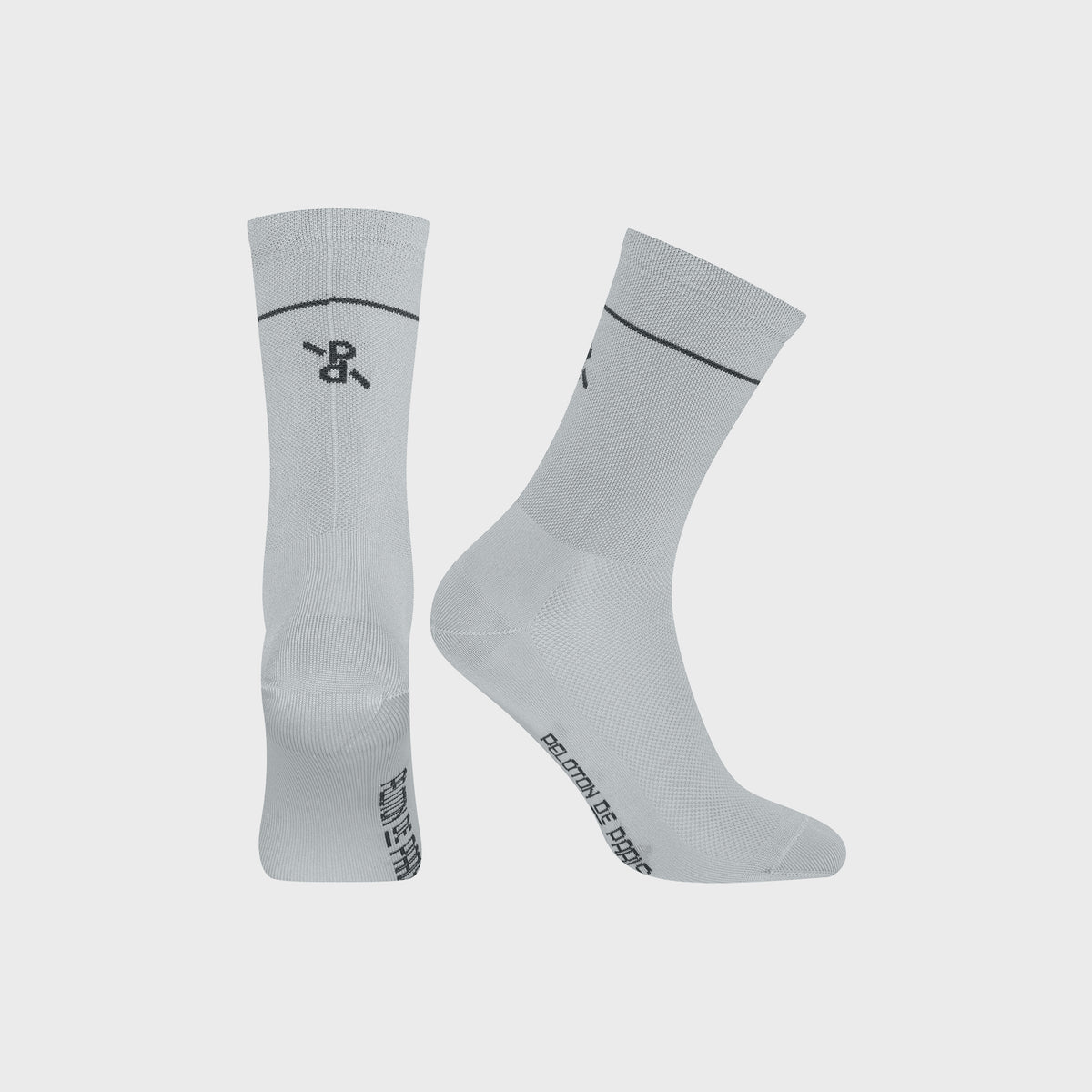 Single Stripe Cycling Socks | Soft Grey