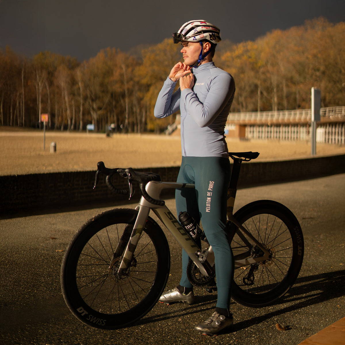 Domestique Padded Tights Men | Pond Green