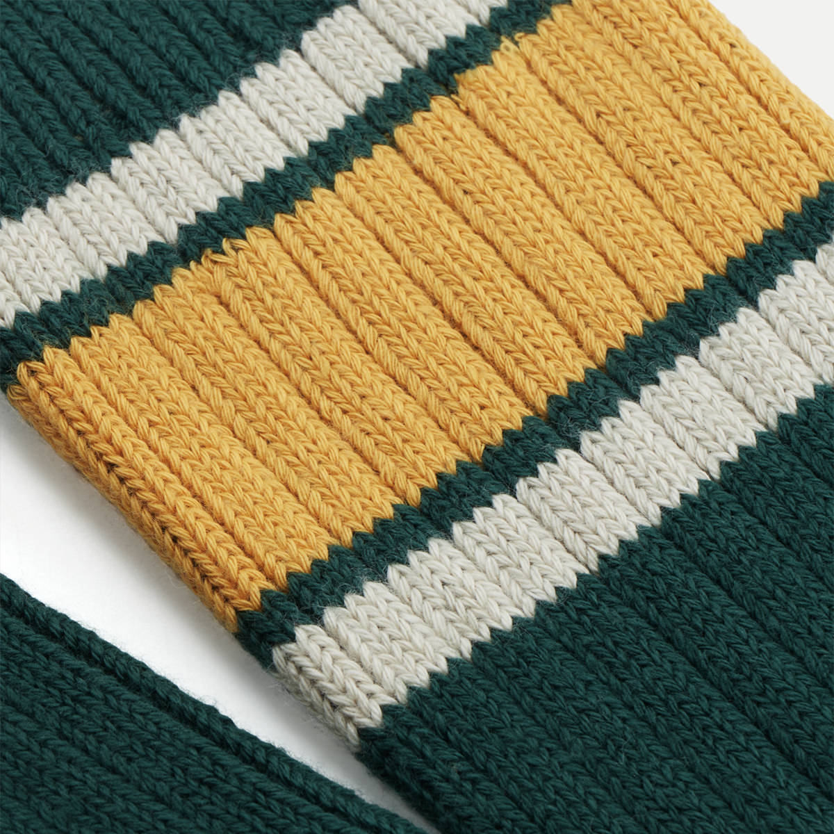 Outdoor Sock - Green/Beige/Yellow