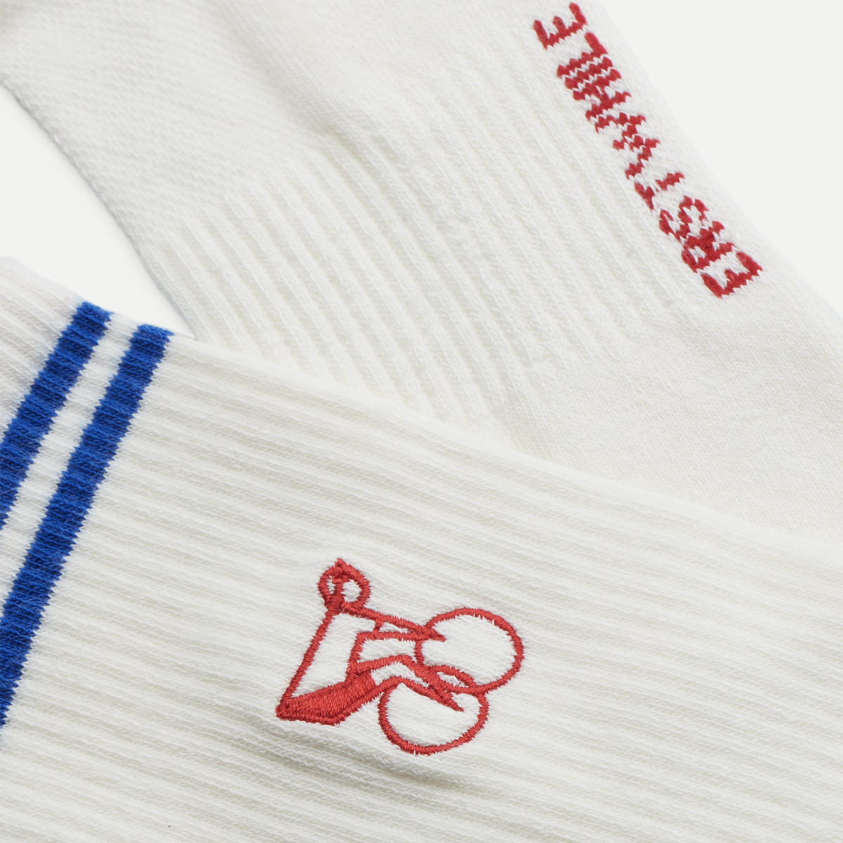 Crew Sock - Red/Blue