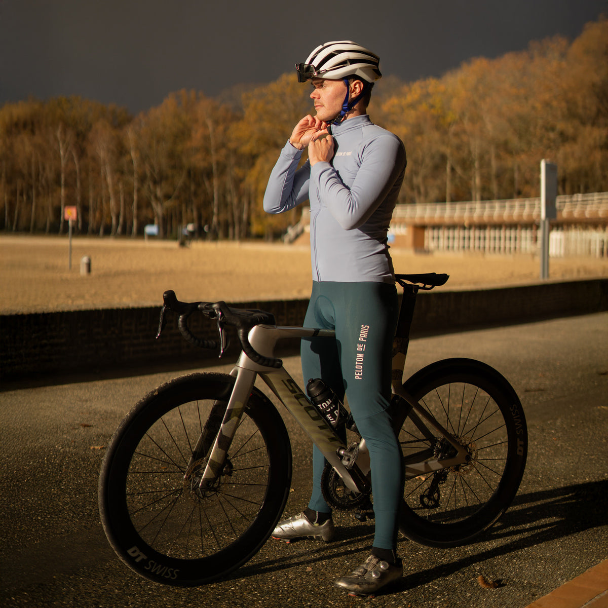 Domestique Padded Tights Men | Pond Green