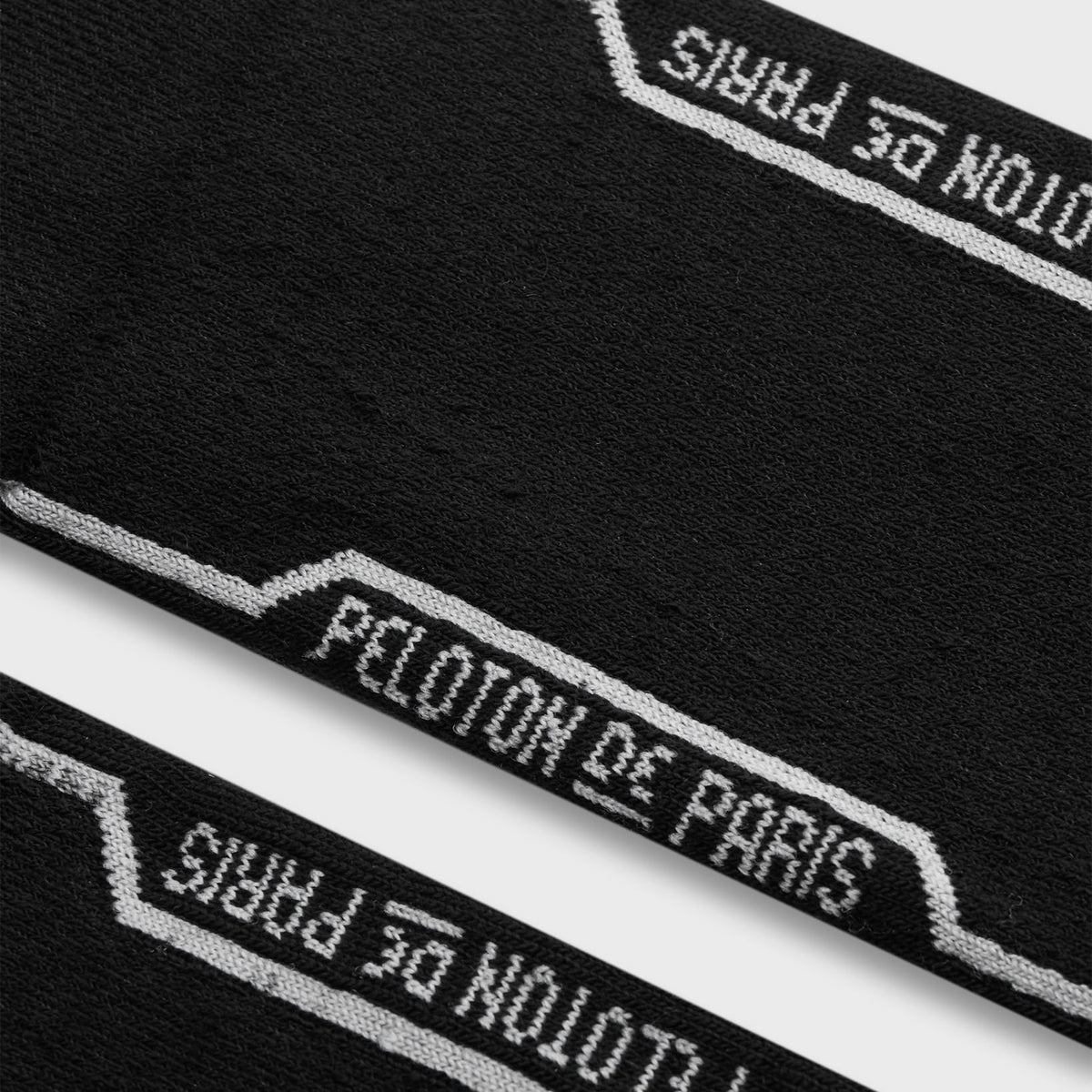 Lightweight Merino Cycling Sock | Black - White