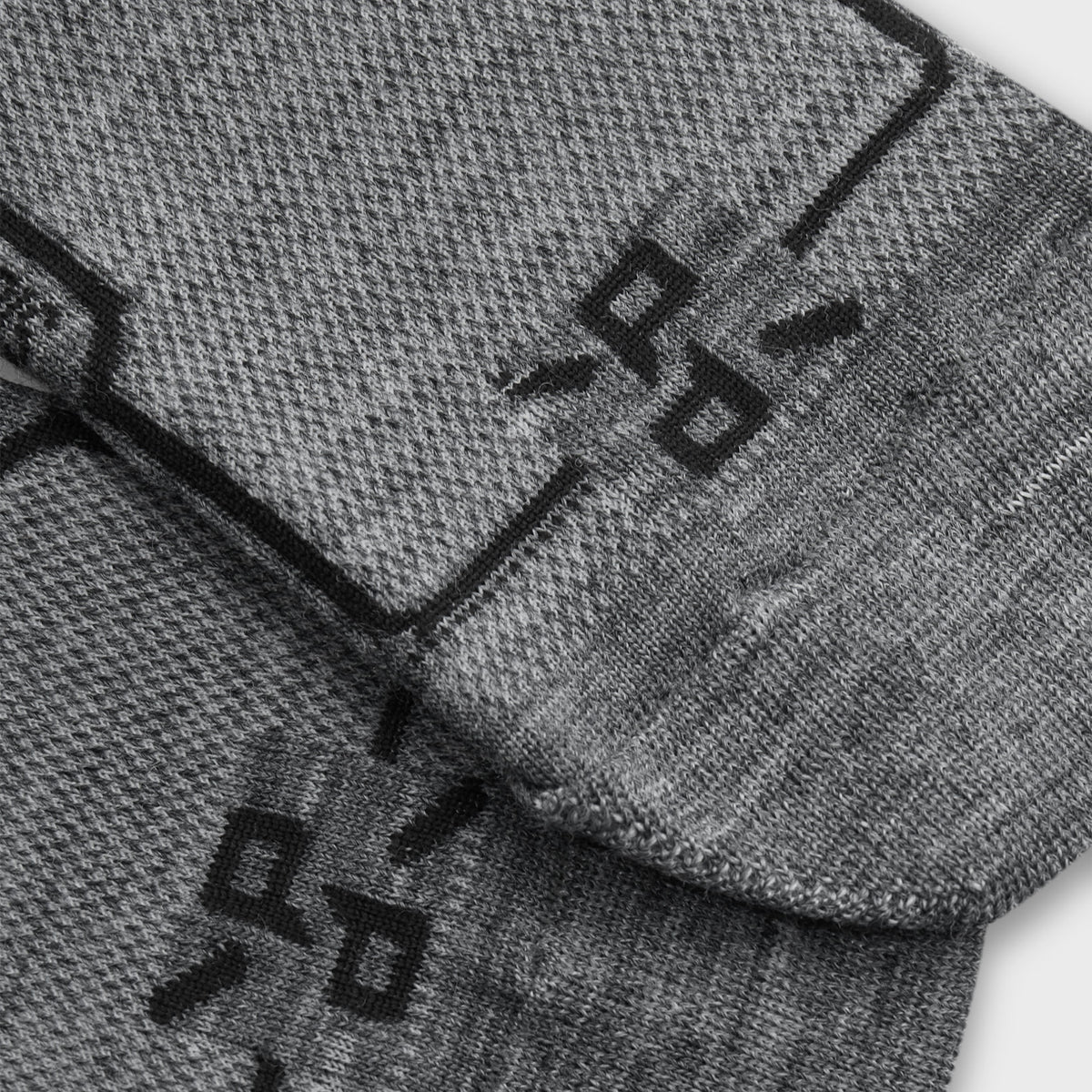 Lightweight Merino Cycling Sock | Grey Melange