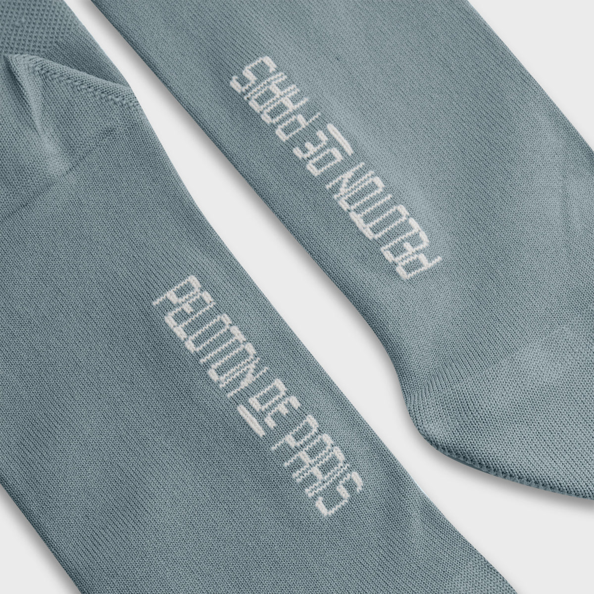 Single Stripe Cycling Socks | Cool Blue - Black