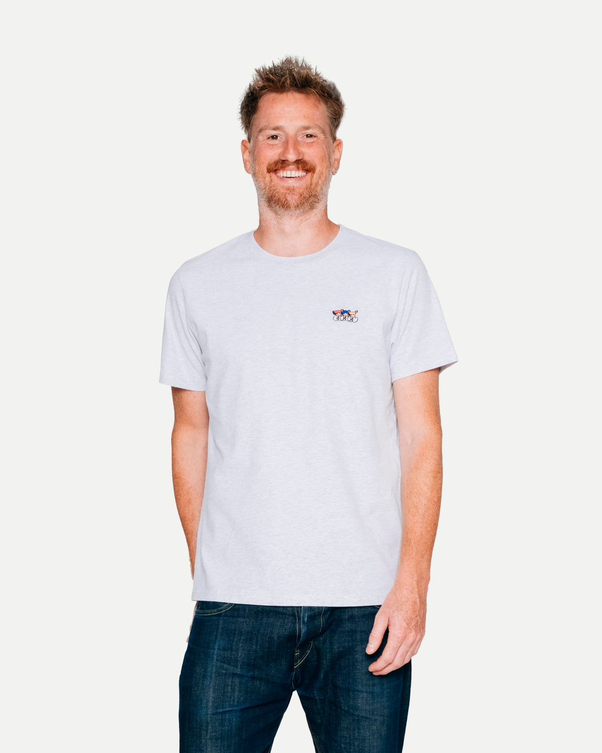 Erstwhile - T-Shirt Waaier | Light Grey