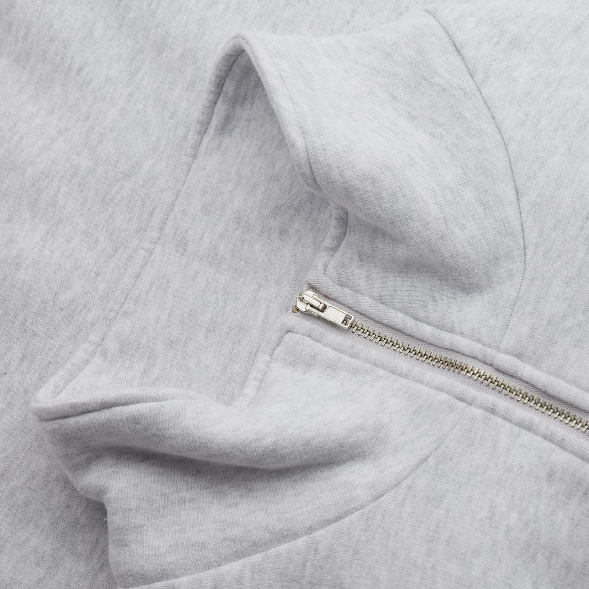 Zip Sweatshirt - Light grey