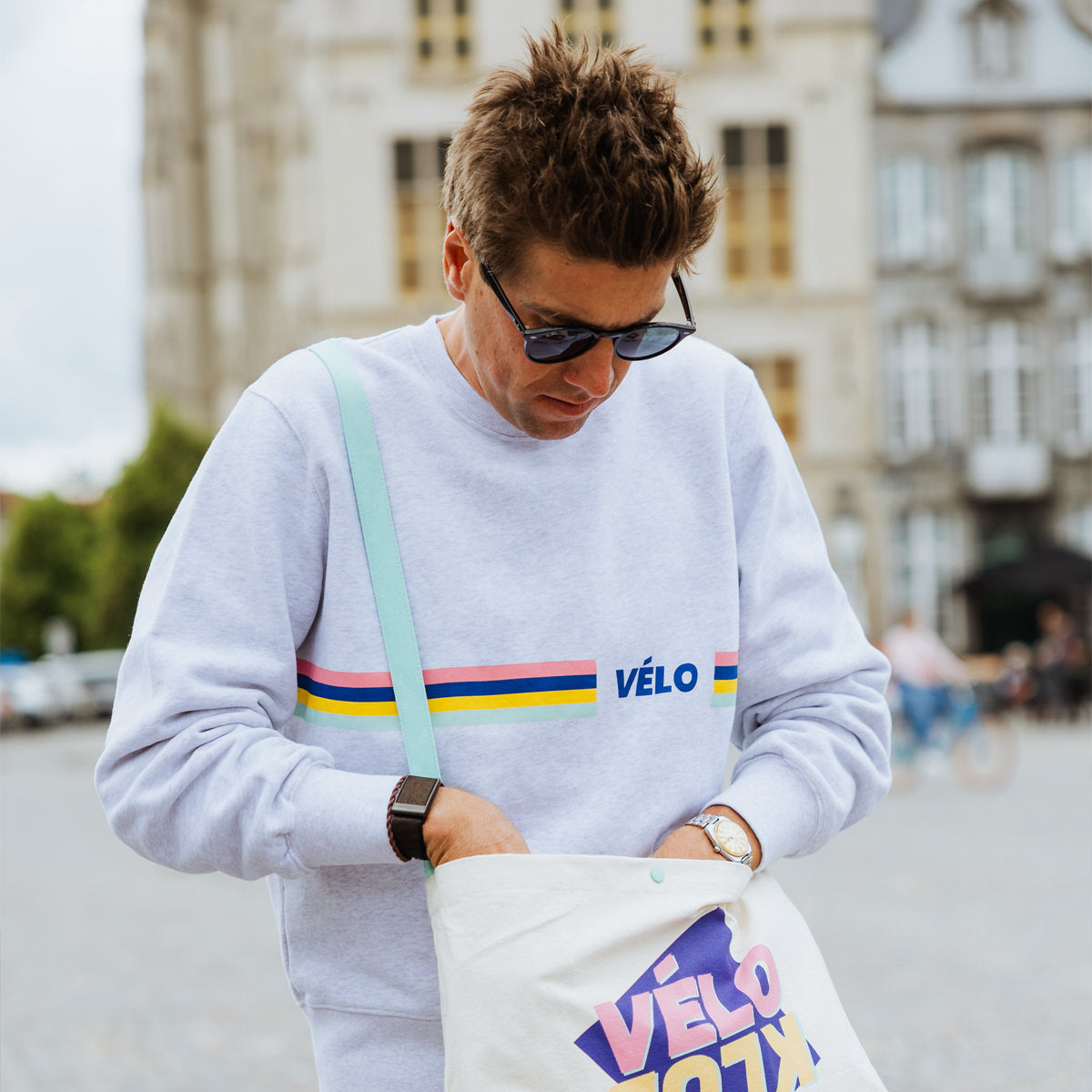 Vélo Klub Sweatshirt - Stripes