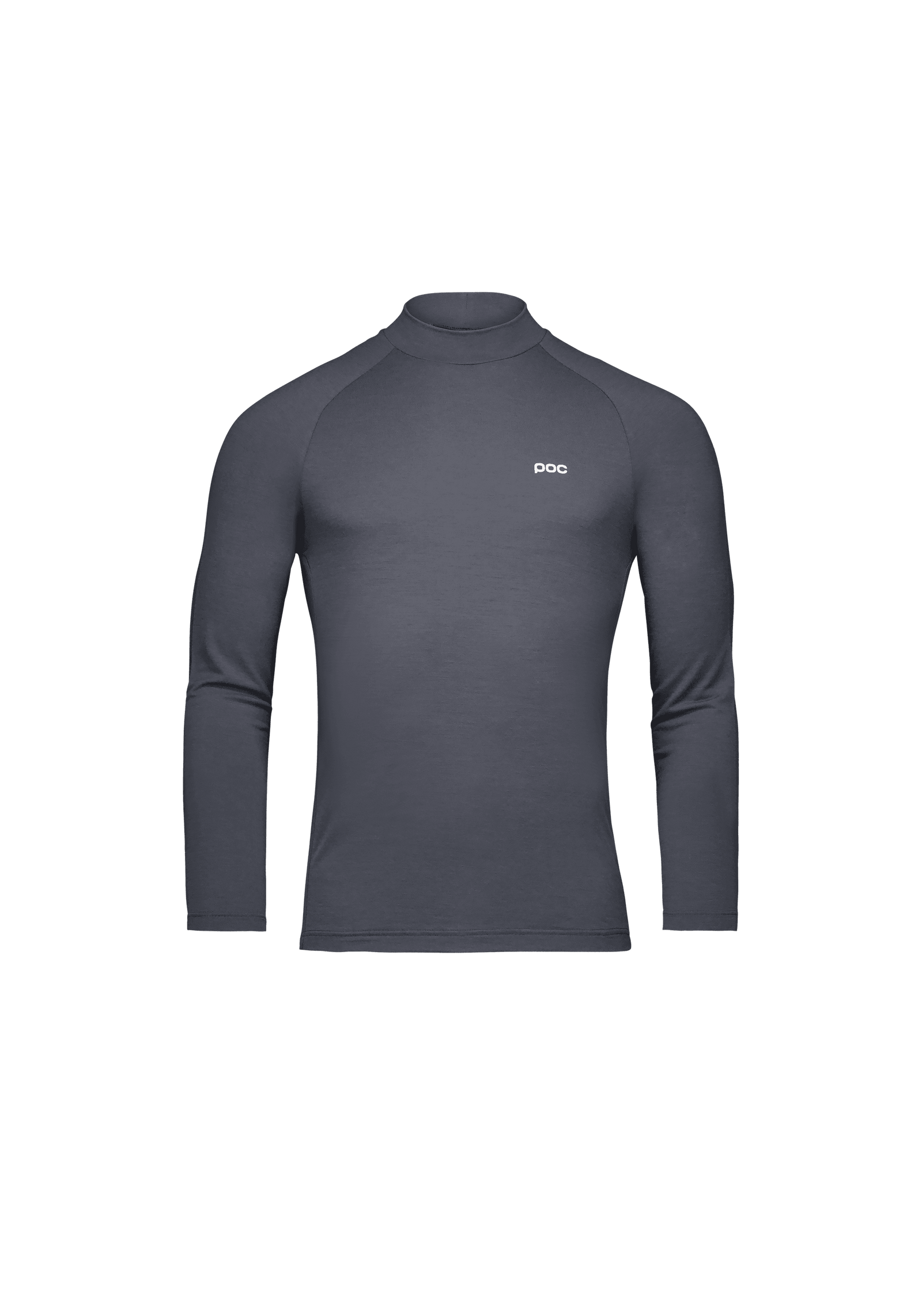 Merino Mock Neck - Baselayer Men - Sylvanite Grey