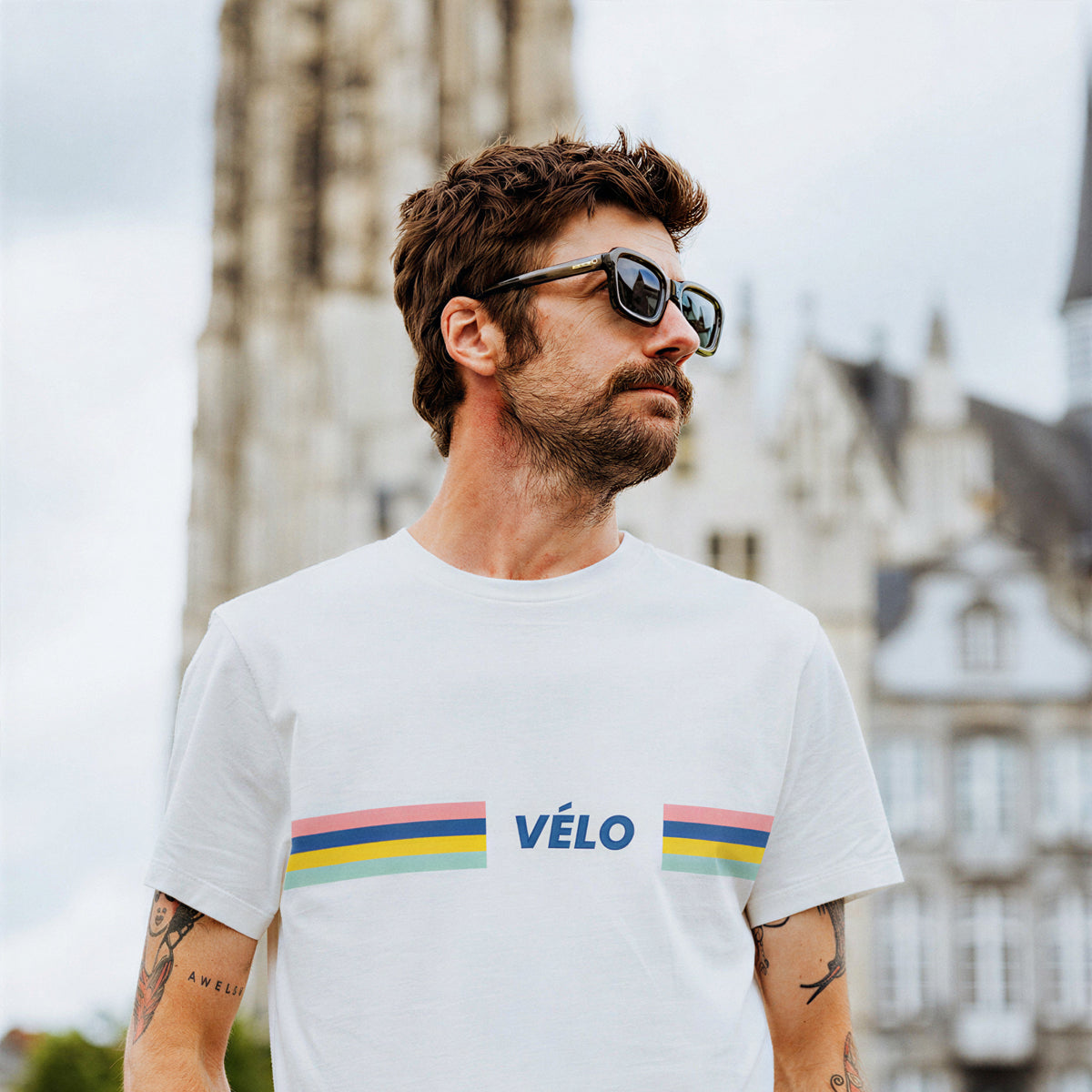 Vélo Klub T-shirt - Stripes