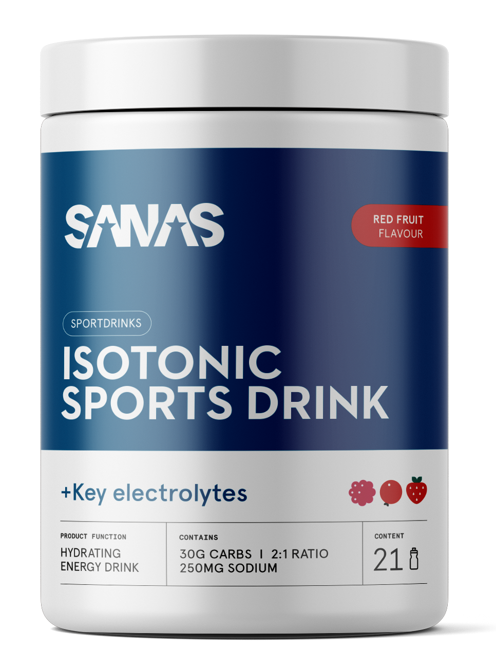 Isotonic Sports Drink - Pot 735 g - Red Fruits