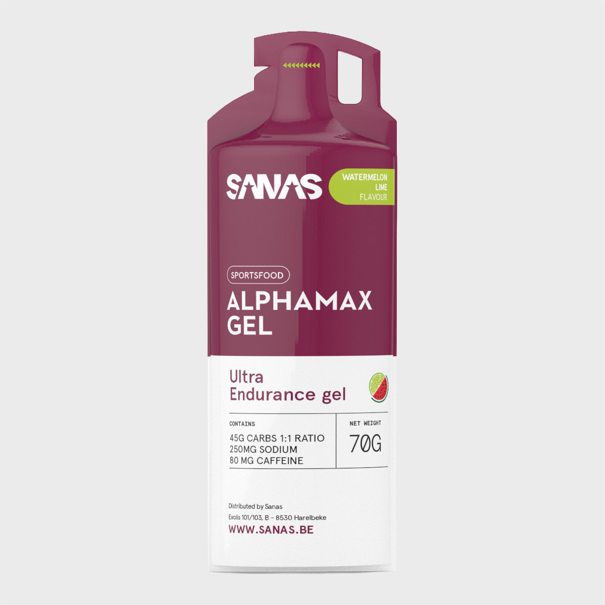 ALPHAMAX GEL WATERMELON LIME CAFF 6 x 70G