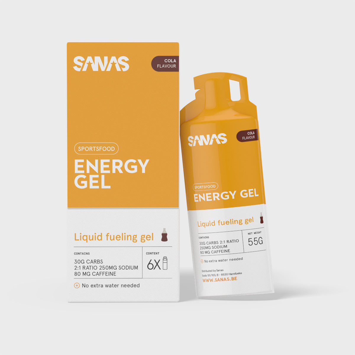 ENERGY GEL 6 x 40 G COLA + CAF