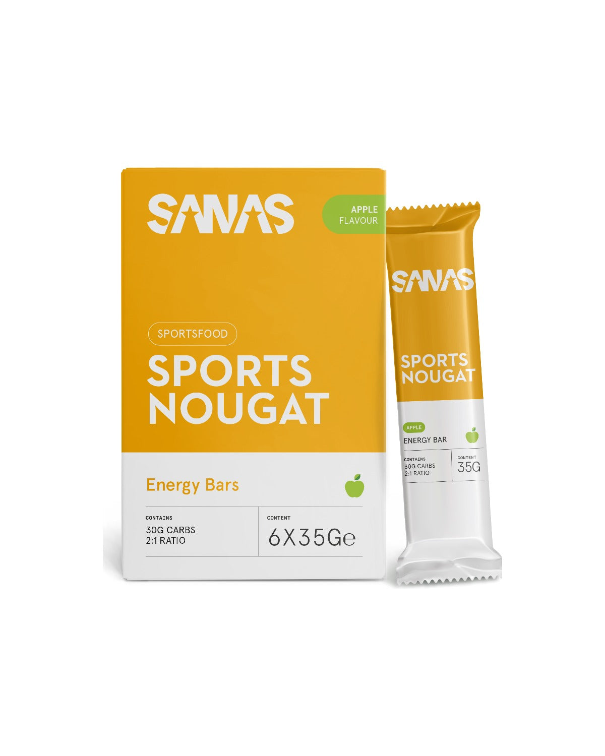 Sports Nougat - 6 Bars - Apple
