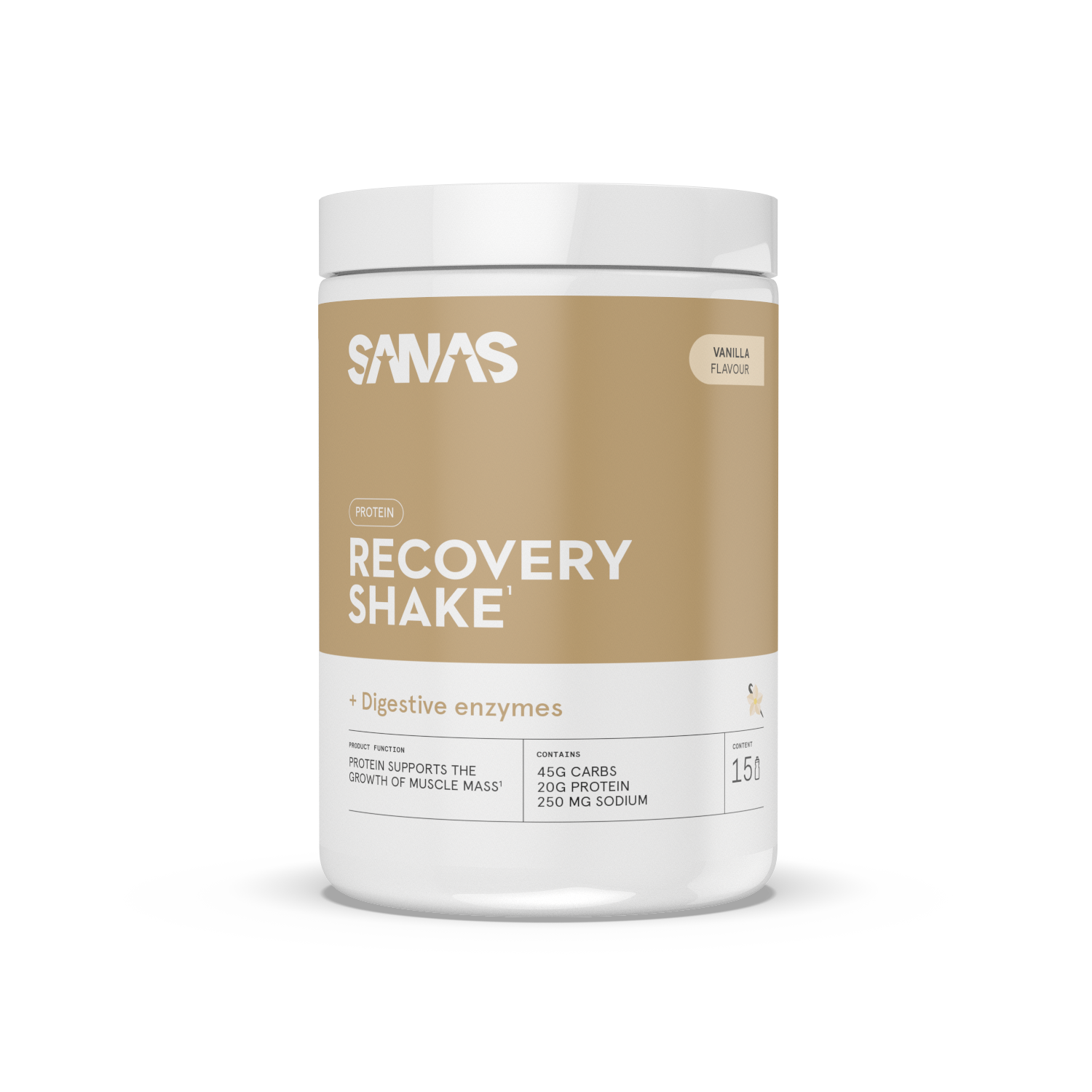 Recovery Shake - Pot 1125 g - Vanilla