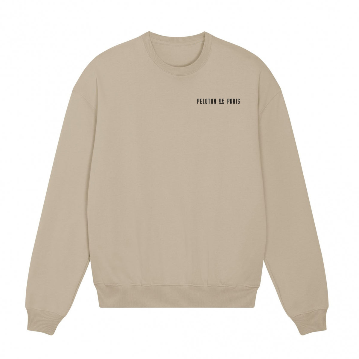 Peloton Oversized Sweater Embroidered | Beige