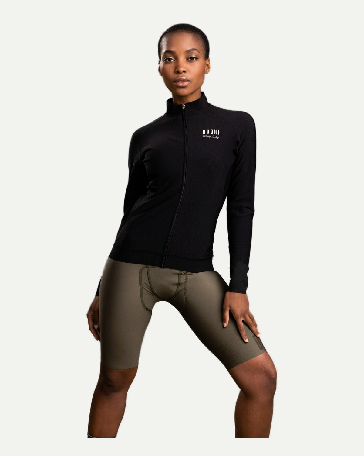 Bodhi Long Sleeve Jersey - Stealth Black