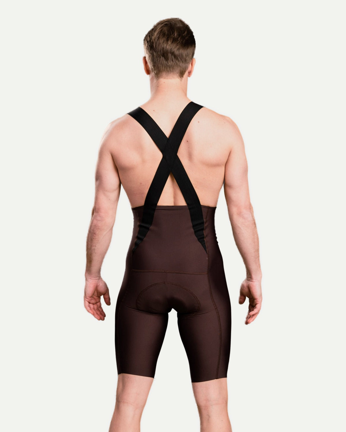 Power - Bib Shorts Men - Brown