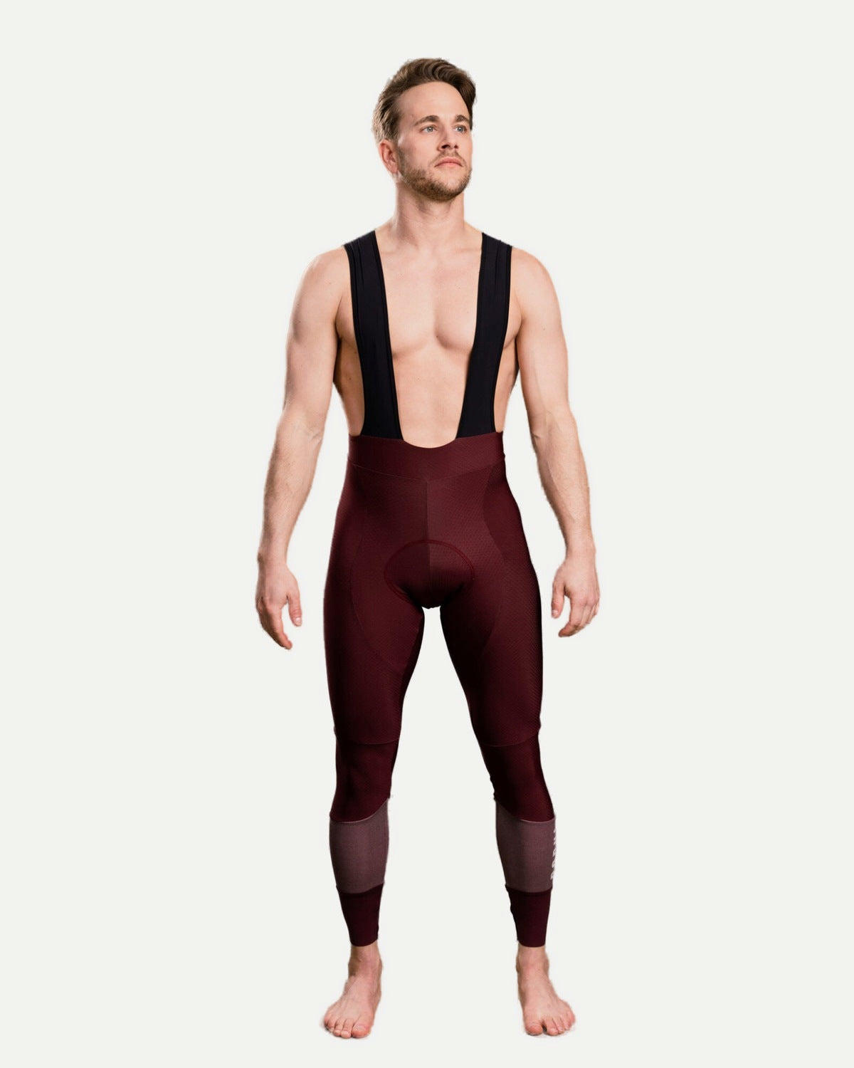 Power - Bib Tights Men - Burgundy