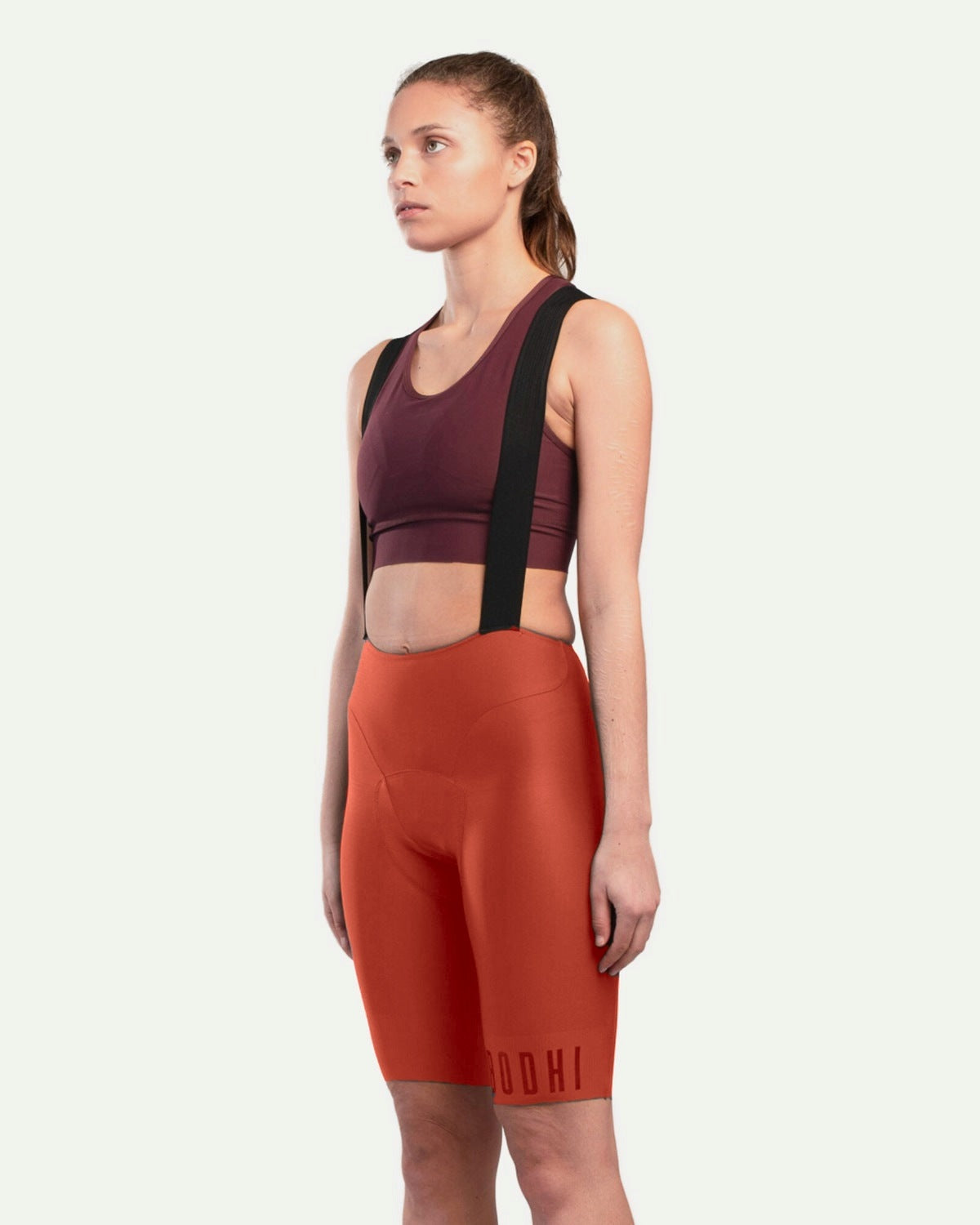 Power Bib Shorts Women - Siena Clay - front