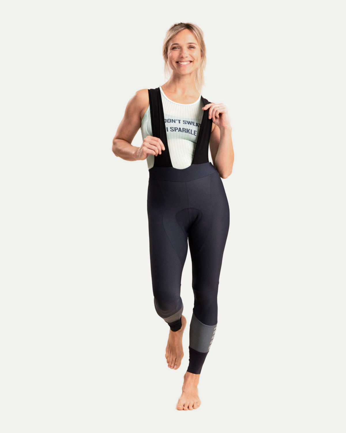 Power - Bib Tights Men - Blue Stone