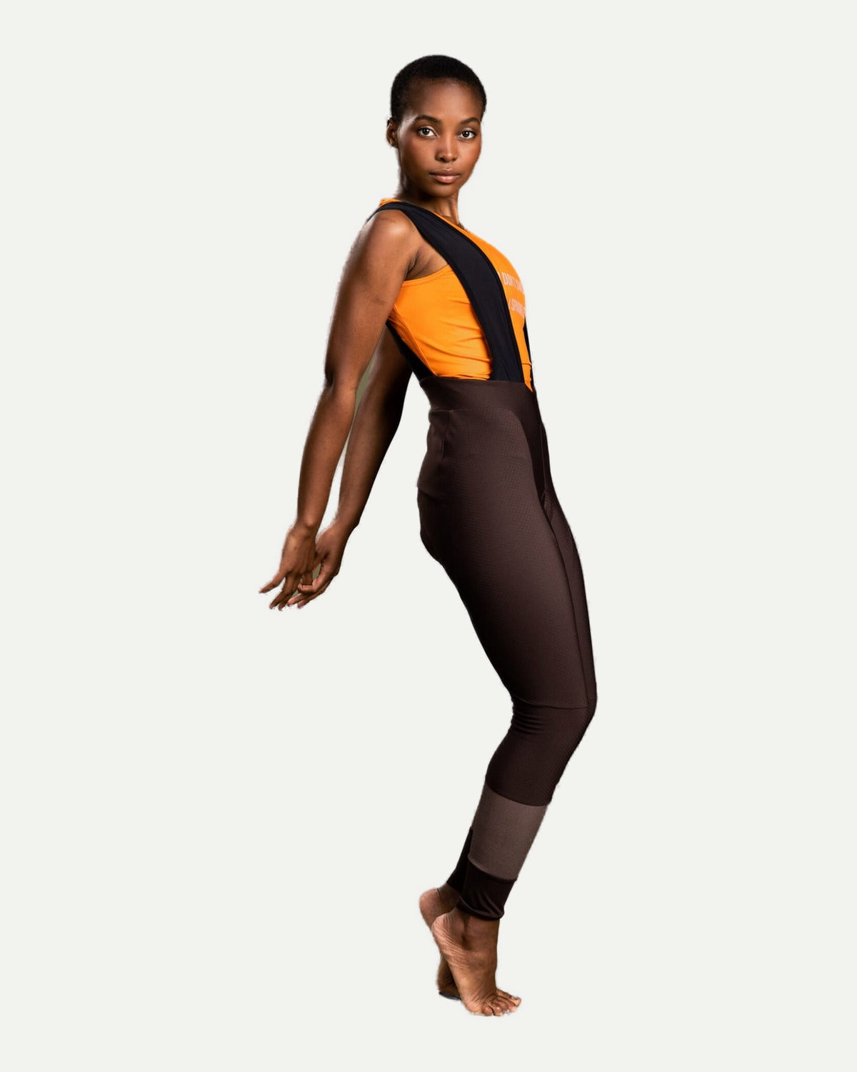 Power - Bib Tights Women - Brown