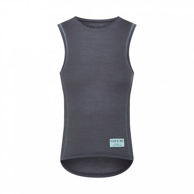 Merino Sleeveless Baselayer | Anthracite