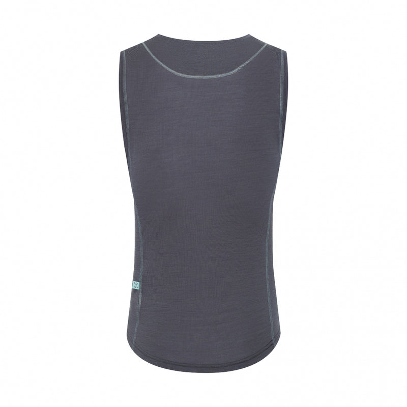 Merino Sleeveless Baselayer | Anthracite
