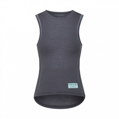 Merino Sleeveless Baselayer | Anthracite
