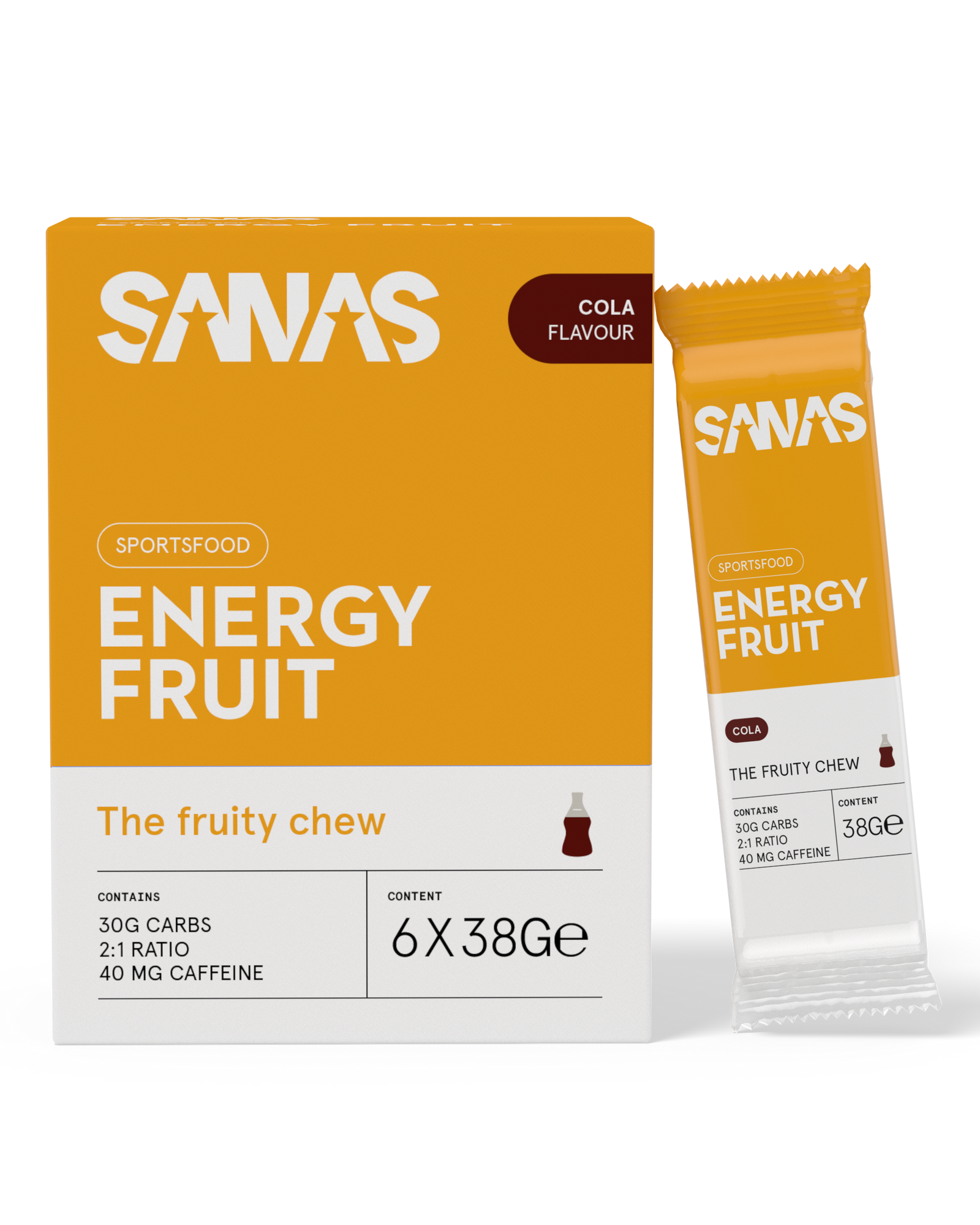 Energy Fruit - 18 Bars - Orange