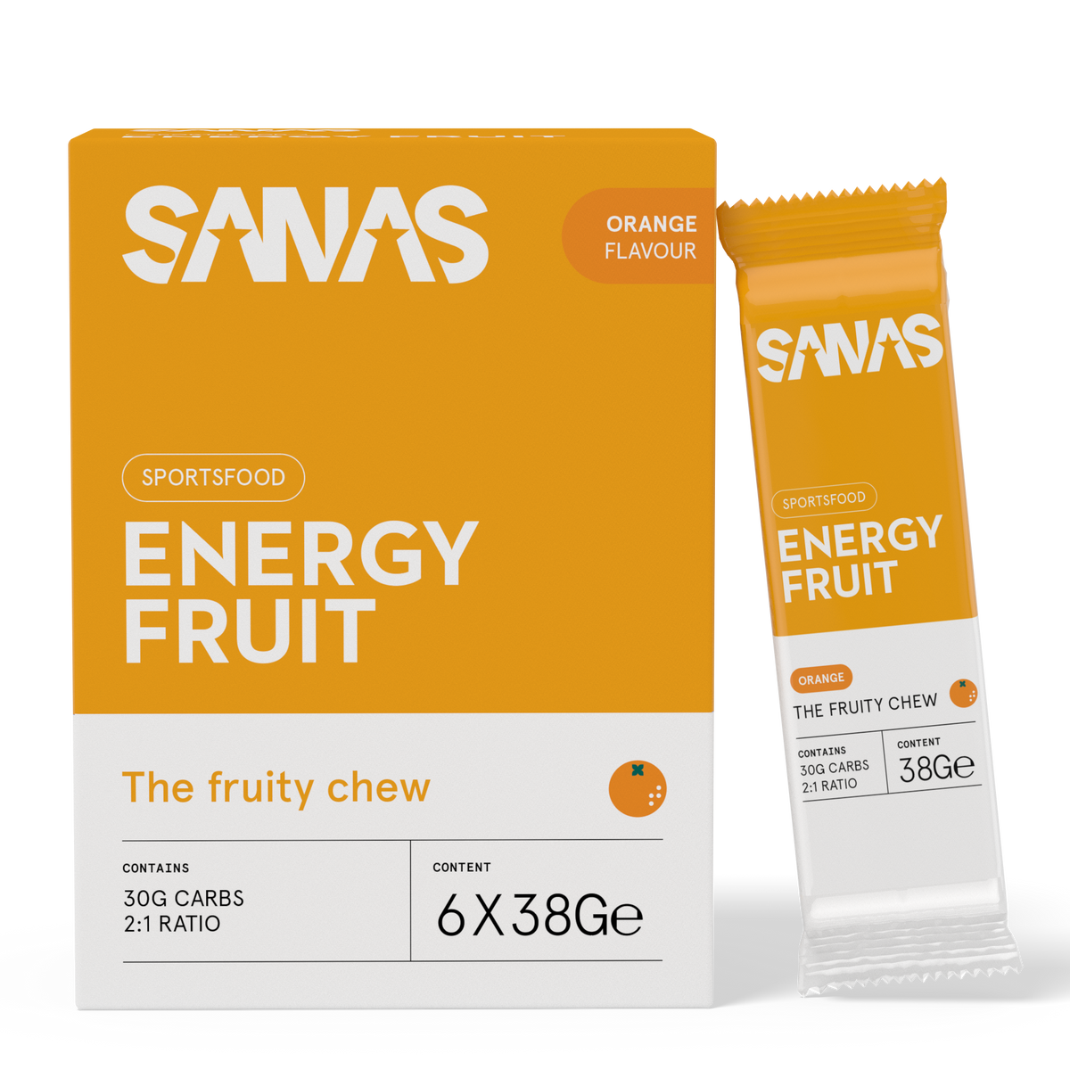 Energy Fruit - 18 Bars - Orange