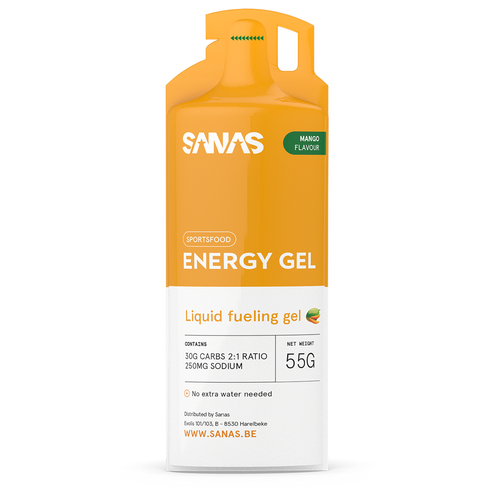 Energy Gel - 6 Gels - Pineapple/Orange