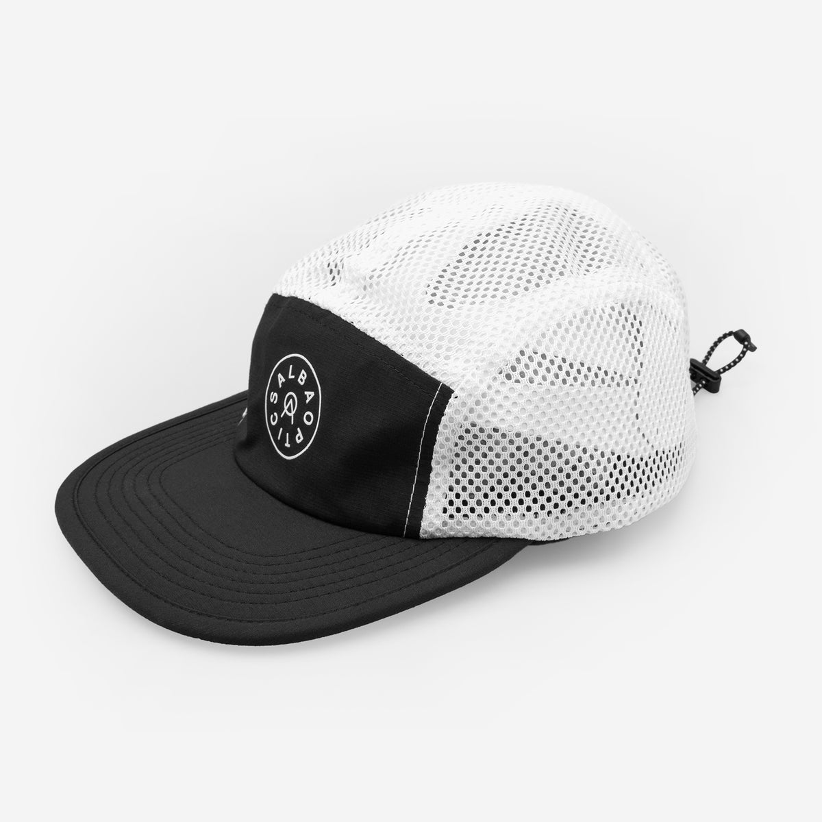 TRAIL PACKABLE CAP BLK WHT FCS