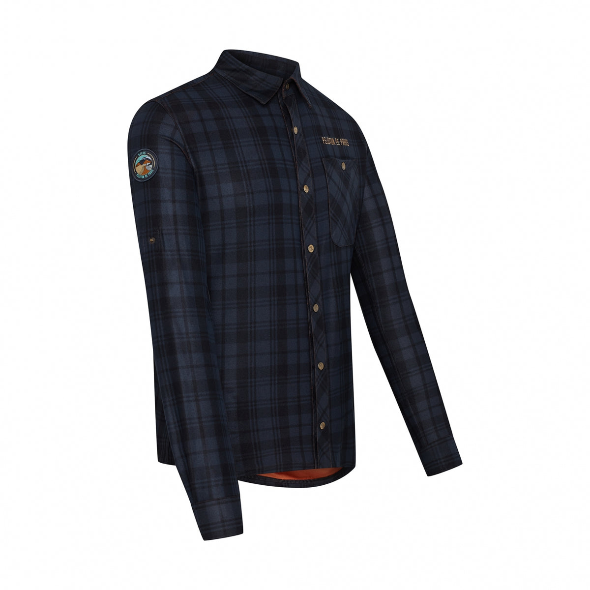 Atlas Gravel Shirt | Grey tartan
