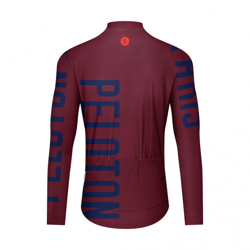 Big Letter Domestique LS Jersey | Burgundy