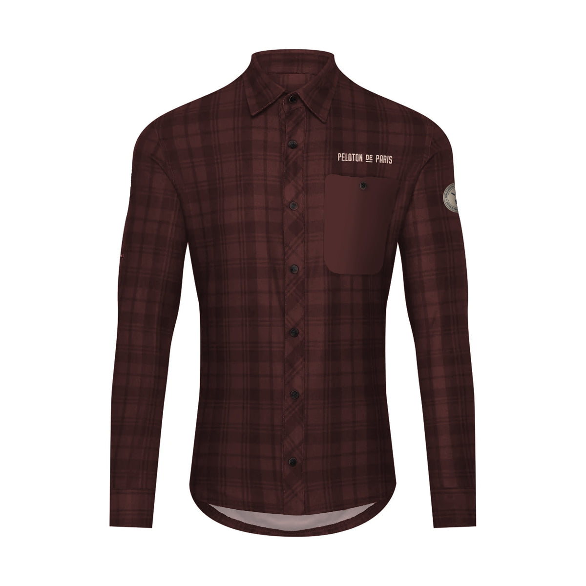 Atlas Gravel Shirt | Burgundy