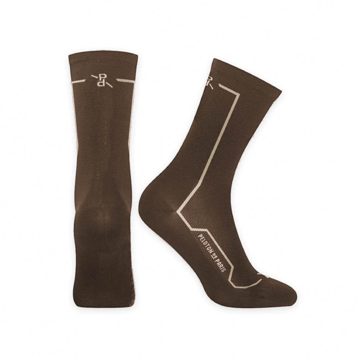 PDP Lightweight Merino Cycling Sock | Brown