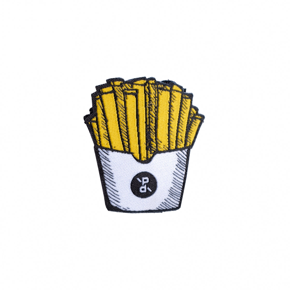 Velcro patch - Fries | Assorted white/yellow