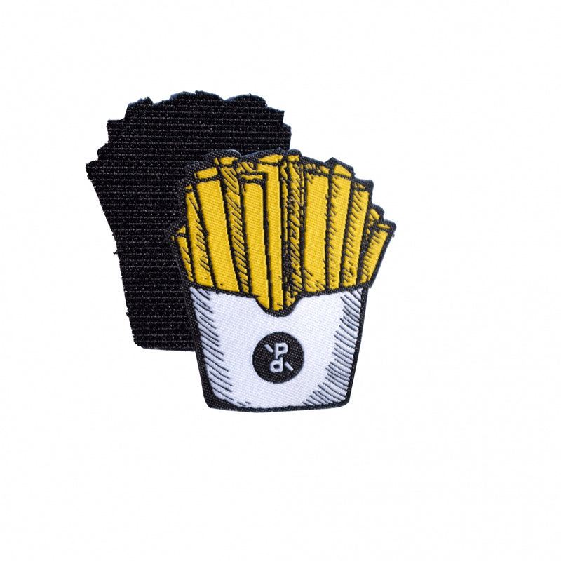 Velcro patch - Fries | Assorted white/yellow