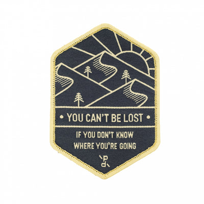 Velcro patch - You Can't Be Lost | Assorted Grey