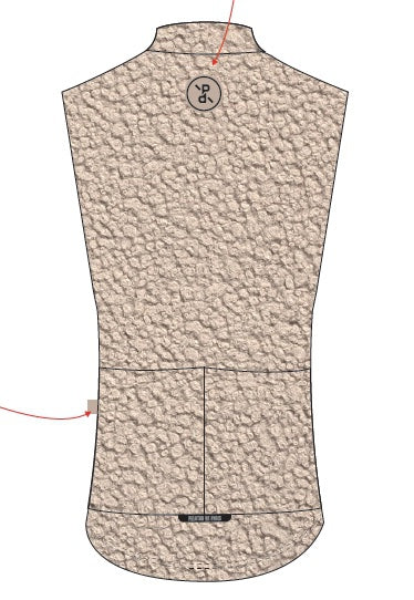 Atlas windproof teddy gilet | Beige