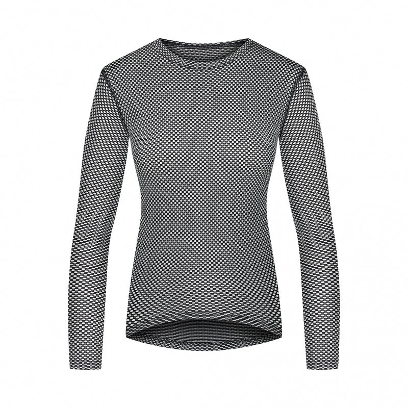 Hiver Long Sleeve Base Layer | Grey/Black