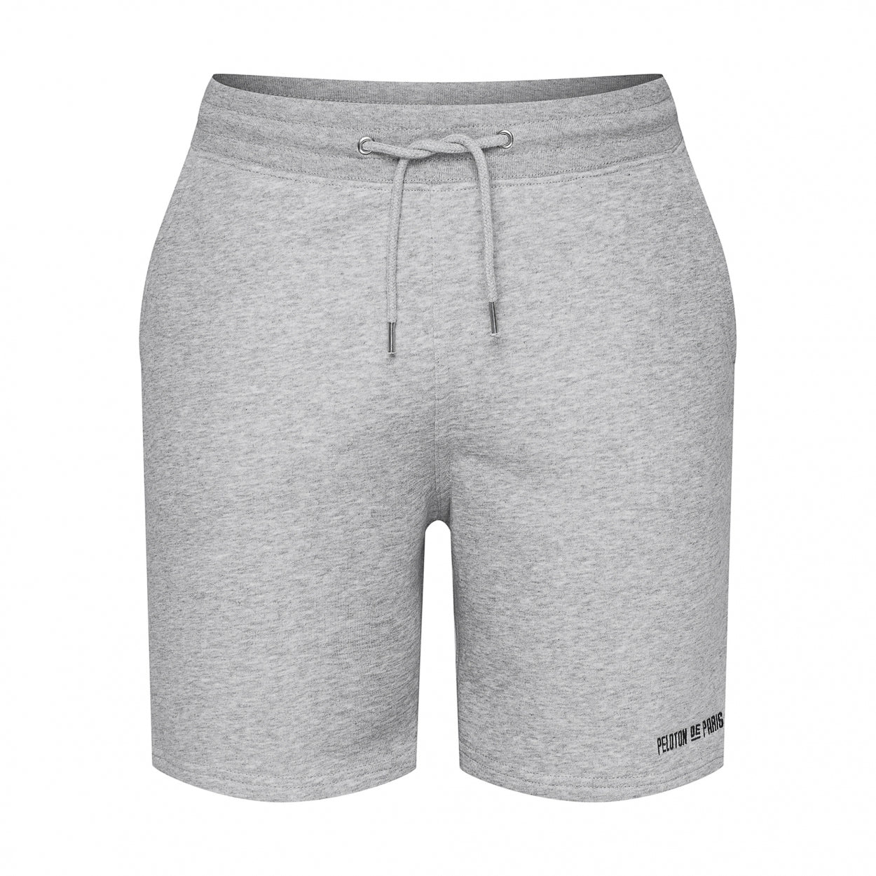 Logo Trainer Shorts Embroidered | Heather Grey