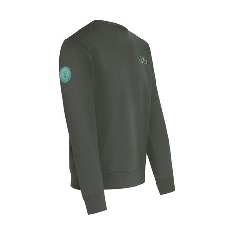 Bike Sweater Embroidered | Khaki