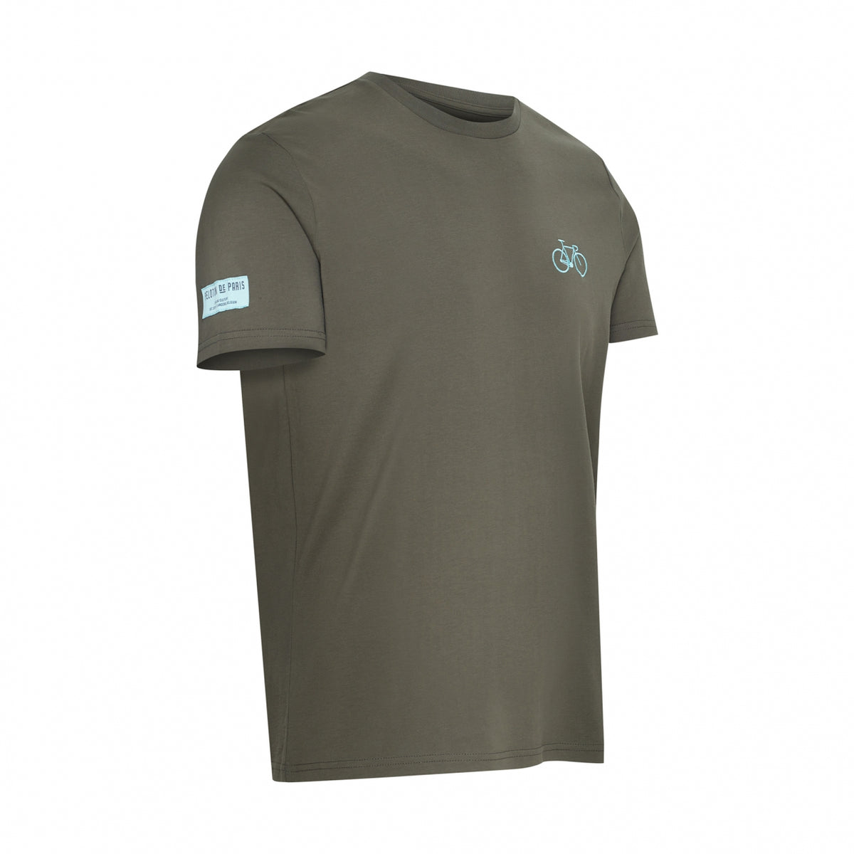 Bike T-Shirt Embroidered | Khaki